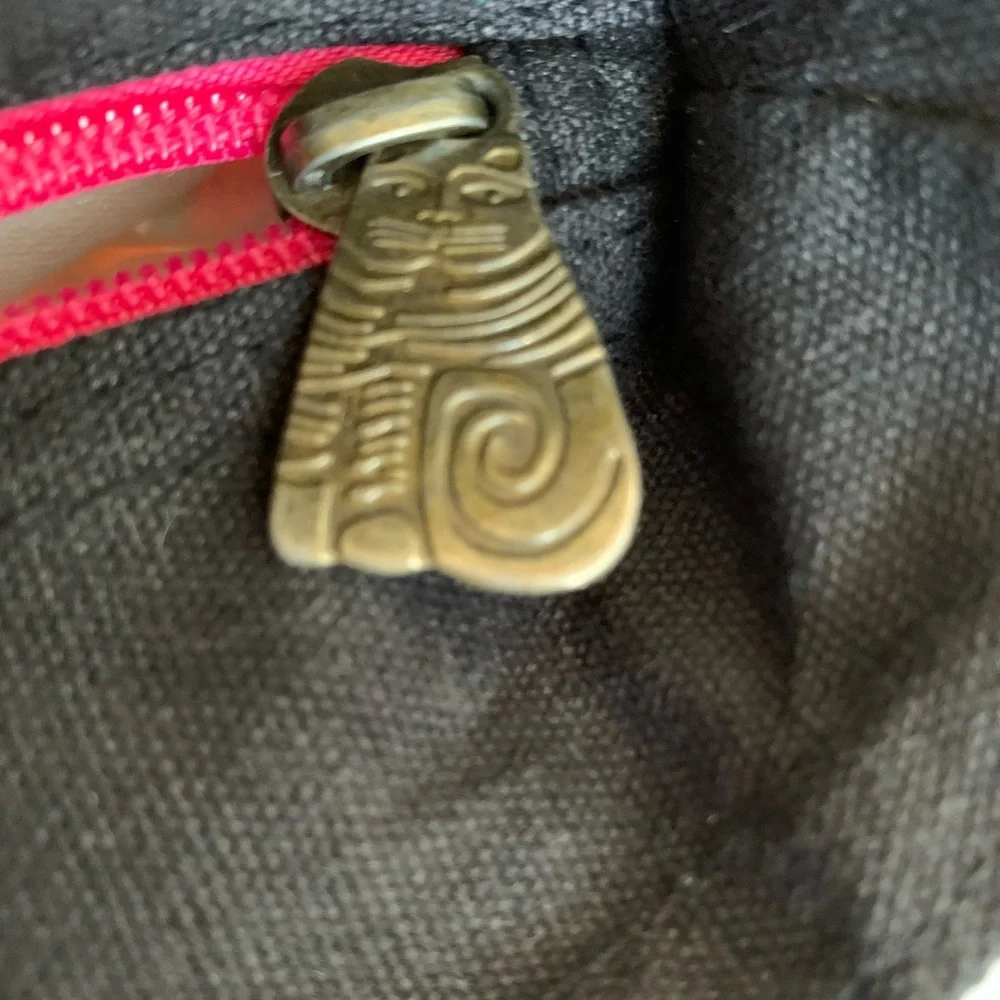 LAUREL BURCH Tote Bag Cat Faces Art Large Colorful Boho Style Shoulder Bag NWT - Picture 15 of 16